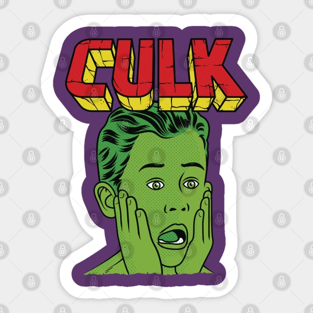 The Incredible Culk Sticker by Sergeinker